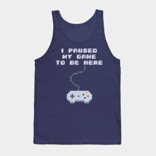 Game Paused Tank Top